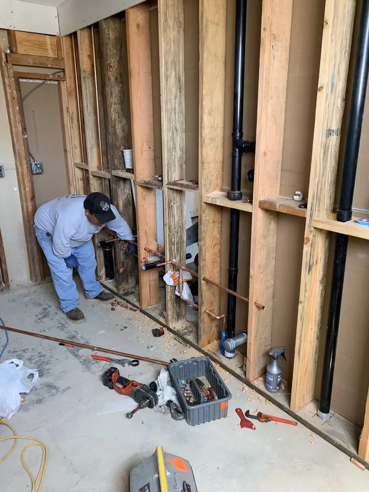 Commercial rough-in plumbing for Gas Line Repair in Palmer Heights
